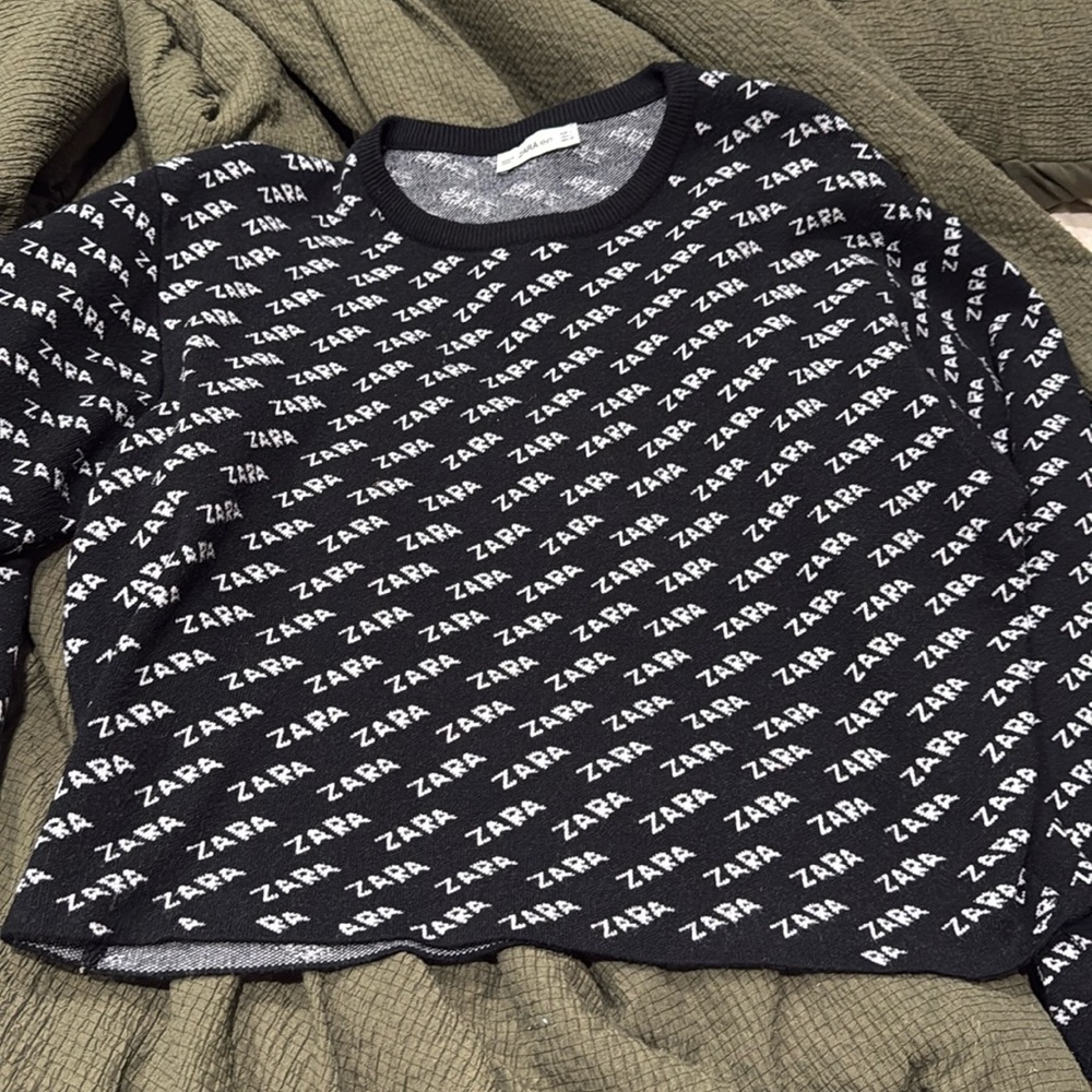 Zara cropped sweater